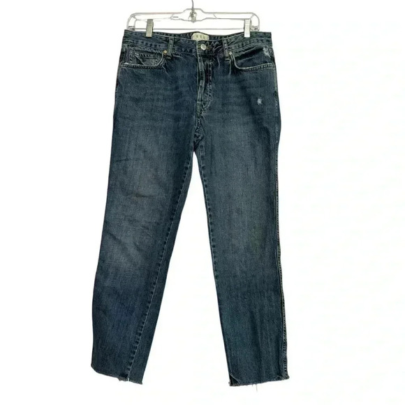 We The Free Women’s Frayed Hem Button Fly Denim Jeans Size 28 Size 6 - Picture 1 of 13